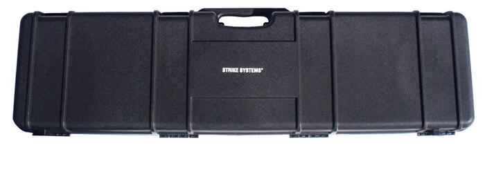 Kuffert, plast, sort, 12x29x117 cm