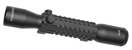 Luftgeværs Kikkertsigte, 4x32, 3-sided rail