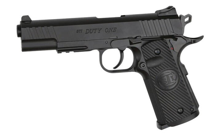 Fuldt licenseret hardball pistol fra STI® International i Texas USA