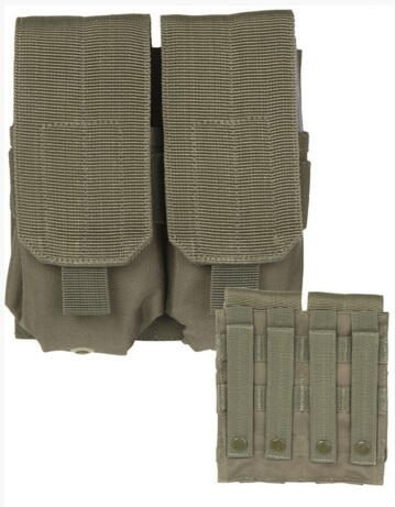 Double M4/M16 Mag Pouch Oliven