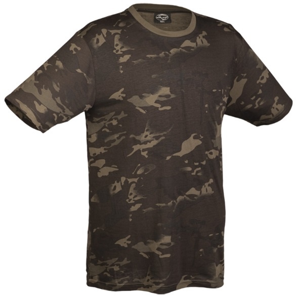 T-shirt, Sort Multicam, XL