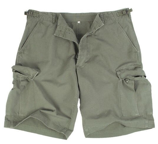 US BERMUDA Shorts R/S CO Forvasket, OLIV, Str. XL