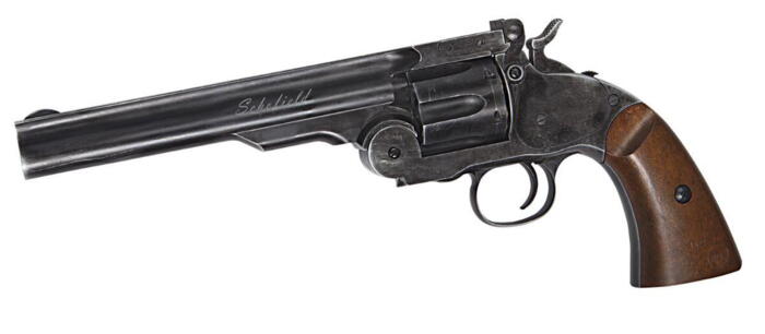 Schofield 6" Gunfighter Revolver er en fed pistol fra det vilde vesten.