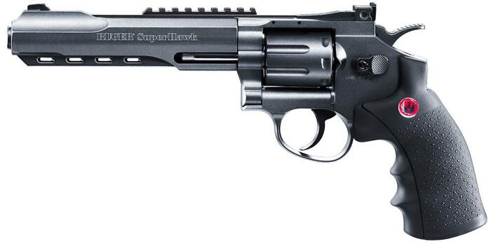 Denne airsoft revolver er konstrueret i fuld metal, samt skyder ekstremt hårdt