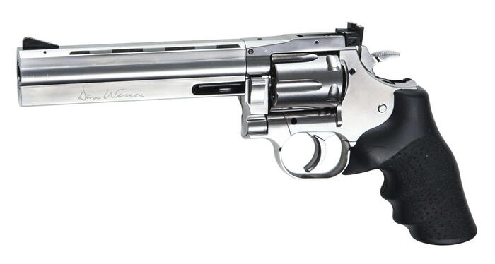 Dan Wesson 715 - 6"Revolver, Silver, Low Power