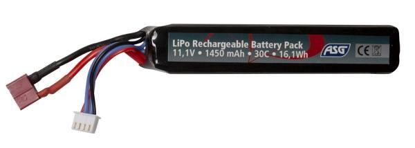 Dette 11,1V 1450 mAh 30C LIPO batteri er med Dean stik