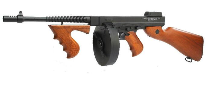 Lækker Tommy gun kendt fra mafia spillene er kommet som hardball gevær