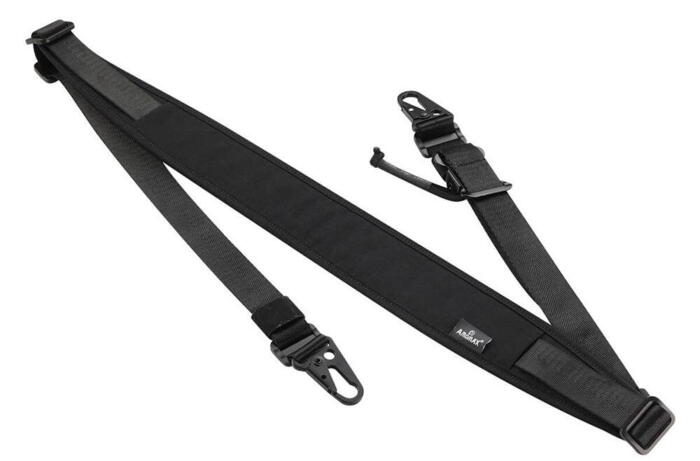 Denne sling kommer med quick adjustment iforhold til længden