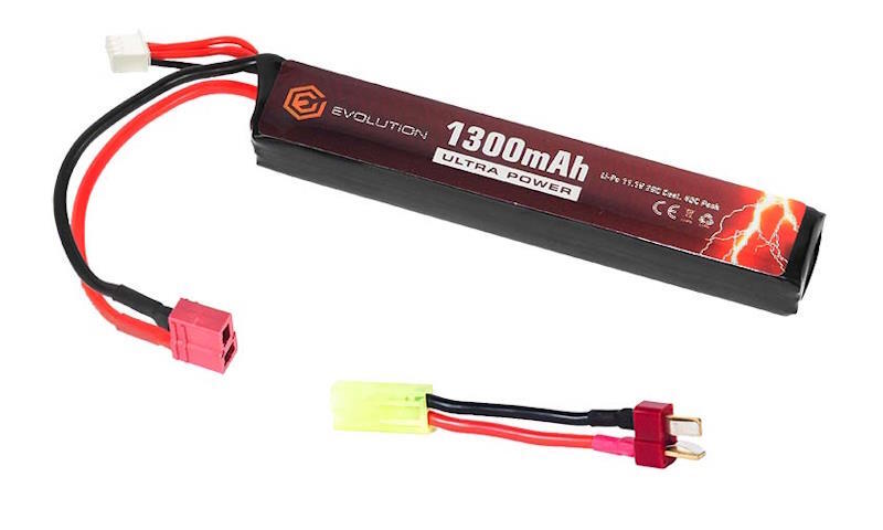 Dette batteri har en kapacitet på 1300 mAh