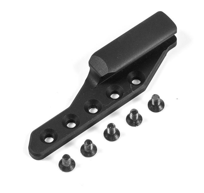 Denne adapter gør det muligt at benytte ens SSP5 med en "Open universal hylster" fra Novritsch