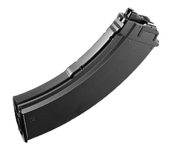 Dette magasin har en kapacitet på 35 softgun kugler