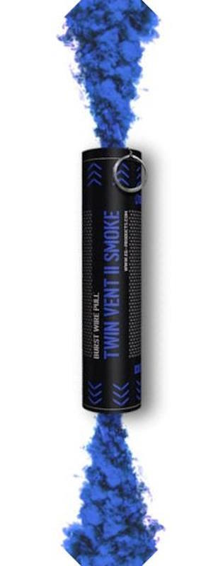 Røg granat blå farve, perfekt til hardball banen