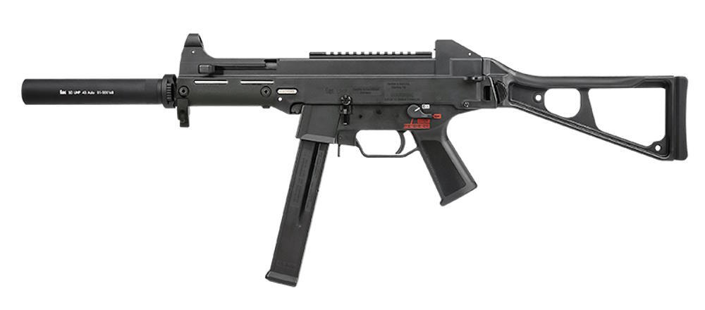 Denne SMG er drevet af gas og fungerer derfor stortset som en rigtig riffel