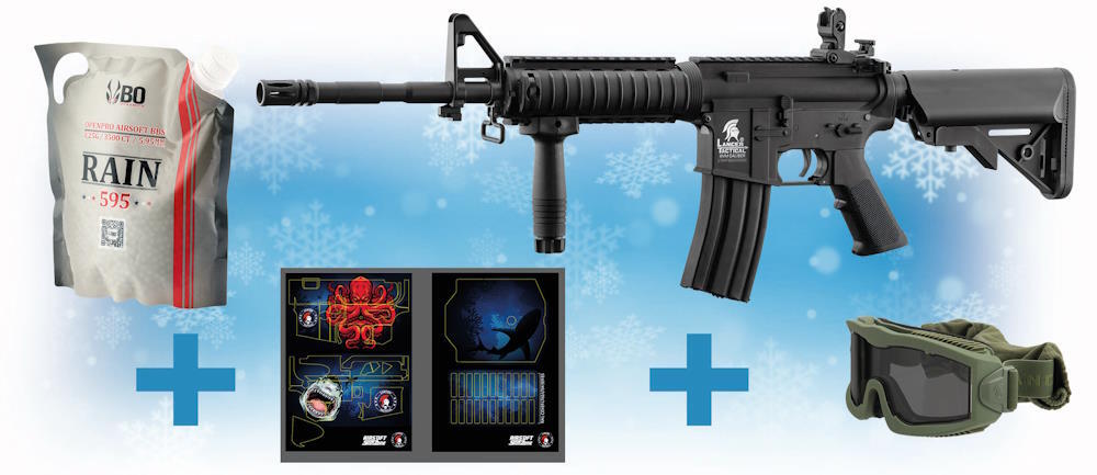 Her har man en M4A4 fra CS:GO med et "Shark Attack" skin