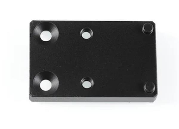 Her ser man pistol sigte montage pladen til PTX