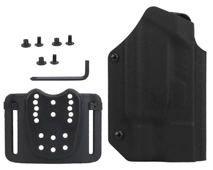 Dette hylster er lavet til at passe med en Glock 17 pistol der har en påsat X300 lygte