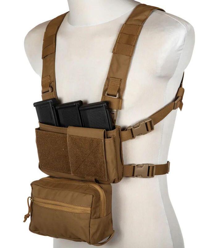 Airsoft Micro Fighter Mk3 stil chest rig - coyote| Gunzone.dk