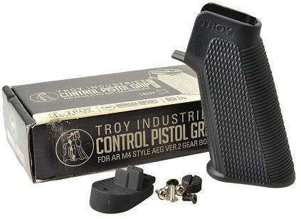 Troy industries CONTROL pistol greb, sort
