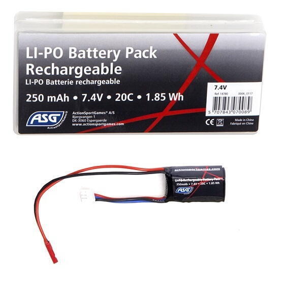 Ultra kompakt lipo batteri beregnet til HPA våben
