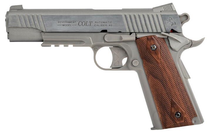 Colt 1911 Rail Gun CO2 Fixed Metal er et flot sidearm