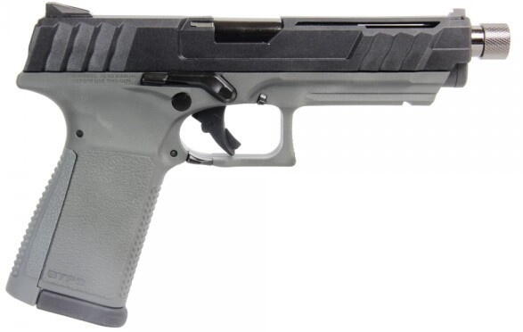 Kombien mellem det sorte og det grå gør denne airsoft GTP9 pistol vildt fed!