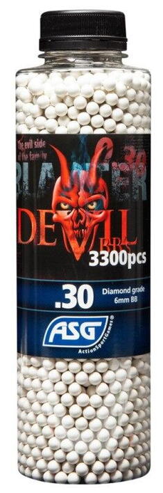 Devil blaster hardball kugler i flaske med 3300 stks