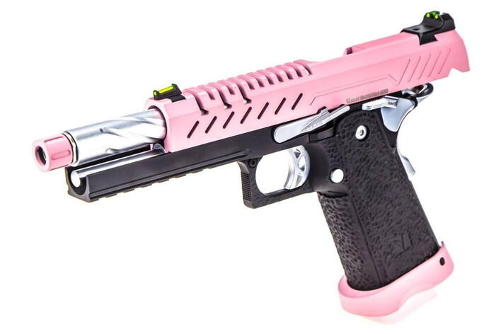 Vorsk airsoft pistol hi-capa 5.1 i sort og pink