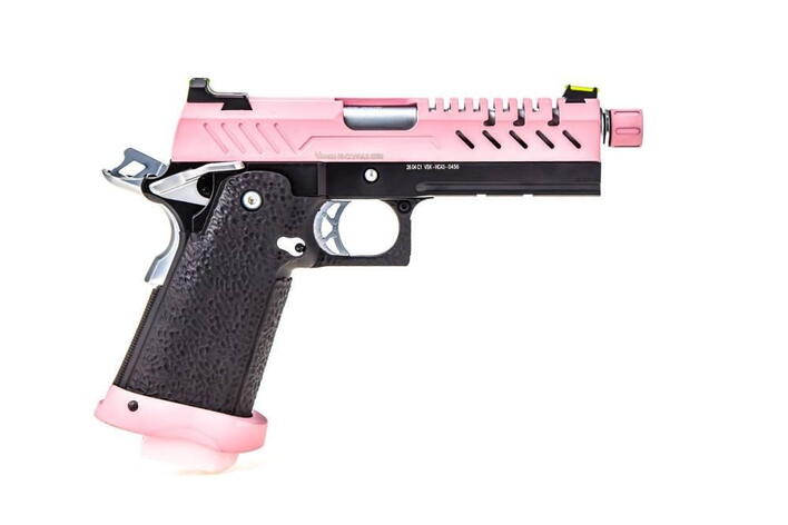 Pink gas blowback hicapa 4.3 hardball pistol