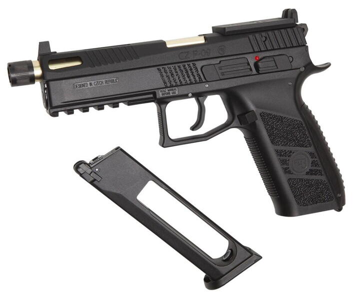 CZ P-09 Optic Ready co2 softgun pistol som er i farven sort