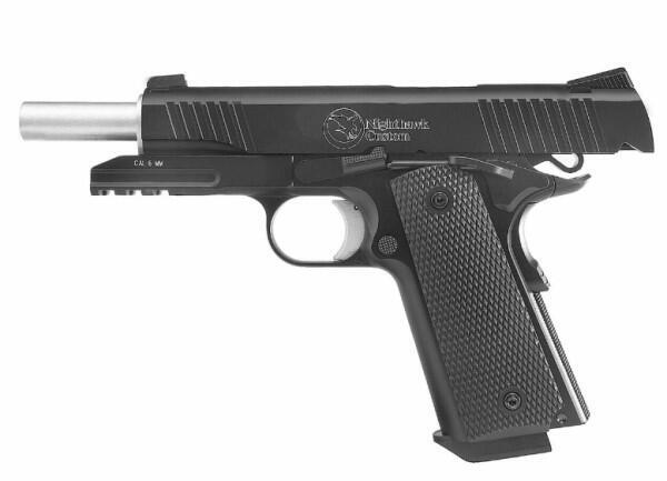 Fed hardball pistol RWA Nighthawk Custom Recon med plads til påsætning af lygte/Laser