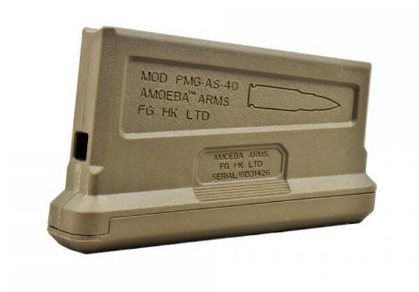Magasinet er lavet til at passe i Amoebas S3 sniper
