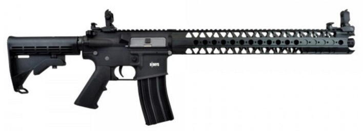 Længden på softgun geværet gør riflen perfekt til et f.eks. et DMR projekt
