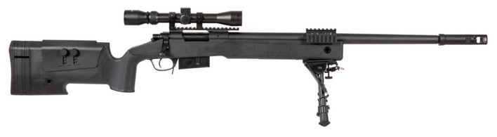 Riflen er bygget op omkring M40A3 designet