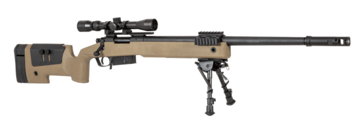 Denne riffel er bygget i samme design som M40A3 riflen