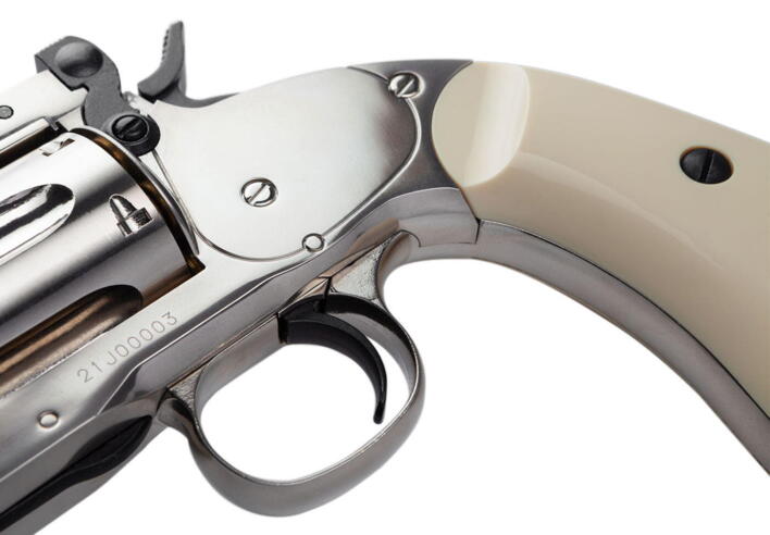 Denne western pistol er bygget efter den klassiske smith & wesson model 3