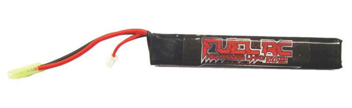 Dette batteri er perfekt til rifler med lidt batteriplads, da dette batteri passer ned i ens kolberør