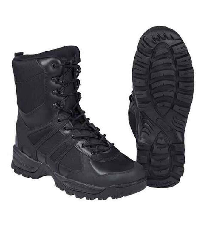 Disse støvler har høj ankel støtte til brug i skoven for at min ikke vrikker om