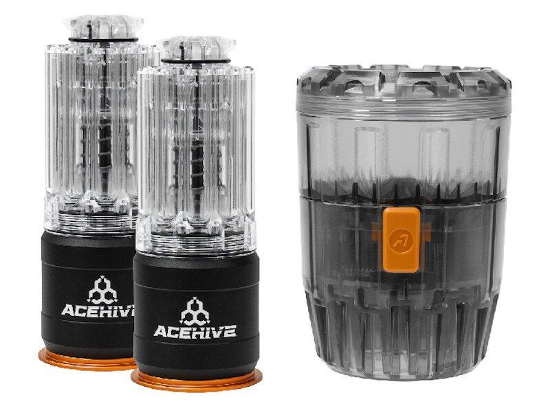 Denne enhed kommer med 2x Acehive granater og en Spawner Speed loader