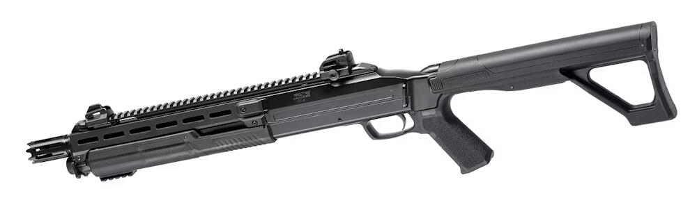 Selve riflen bliver drevet af en 88g CO2 kapsel