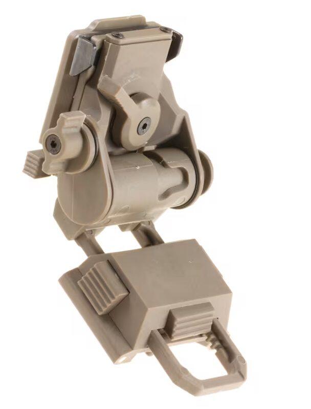 Denne montage passer i de fleste hjelme og giver en mulighed for at montere Dovetail montager