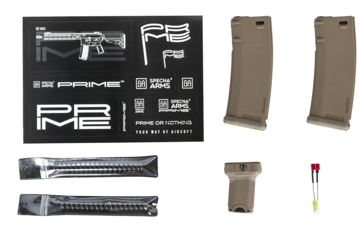 Dette er de inkluderet ting til denne specna arms riffel