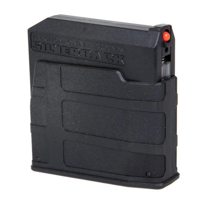 Magasinet passer til Tac41 og har en kapacitet på 110 kugler