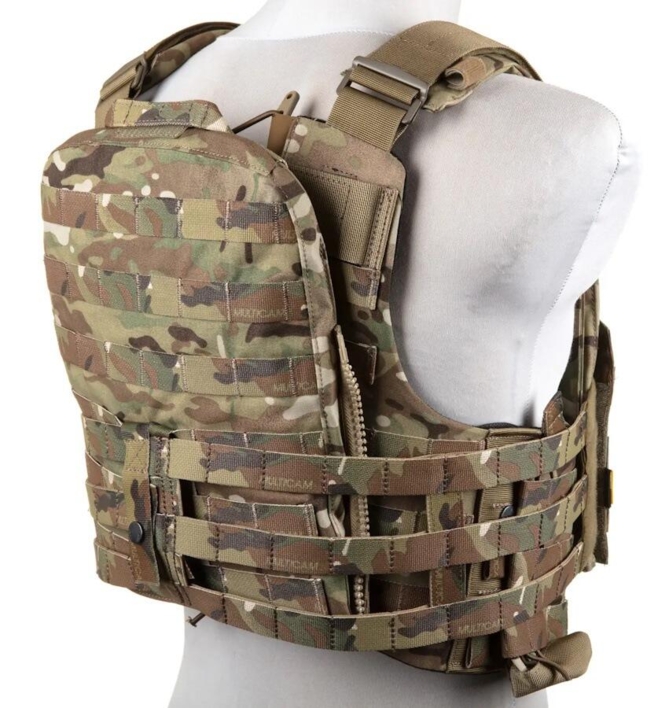 Her kan man se bag panelet med zip on mulighed