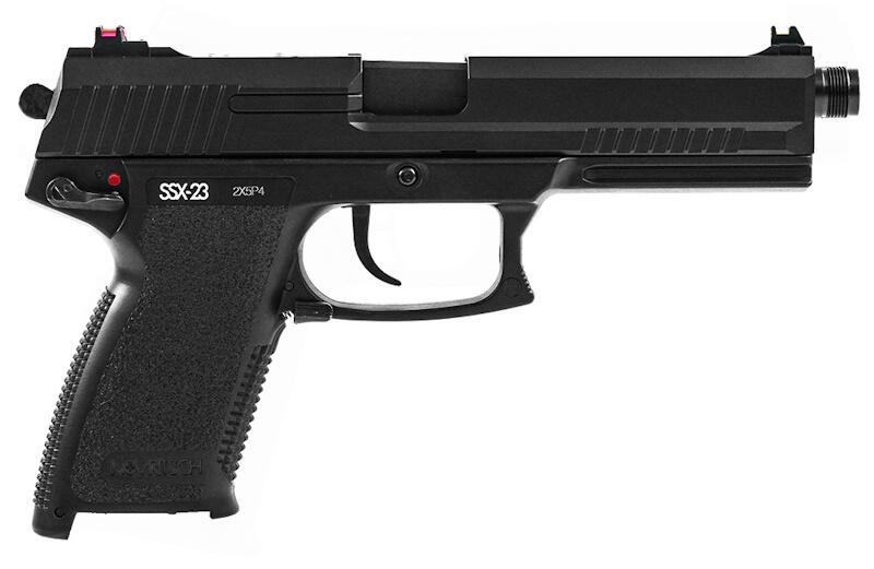 Denne pistol kommer med en Aluminium slæde