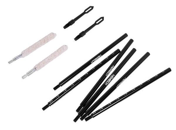 Selve rensepinden kan foldes sammen så den næsten ikke fylder noget