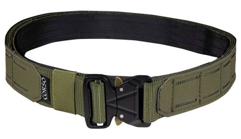 Sådan ser bæltet ud komplet med inder og yderbælte på