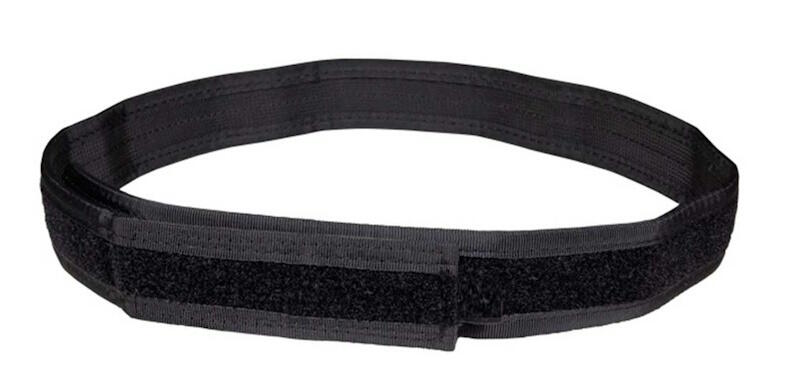 Her ser man bæltets velcro inderbælte der skal i ens bukser