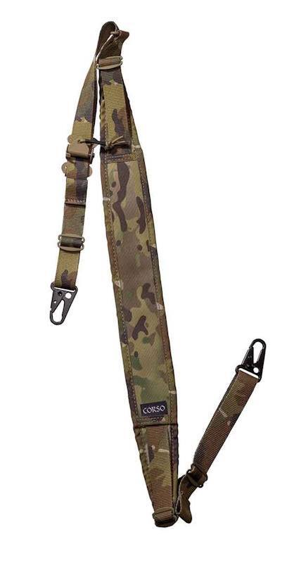 Dette er en multicam 2 punkts sling, der også kan benyttes som 1 punkts