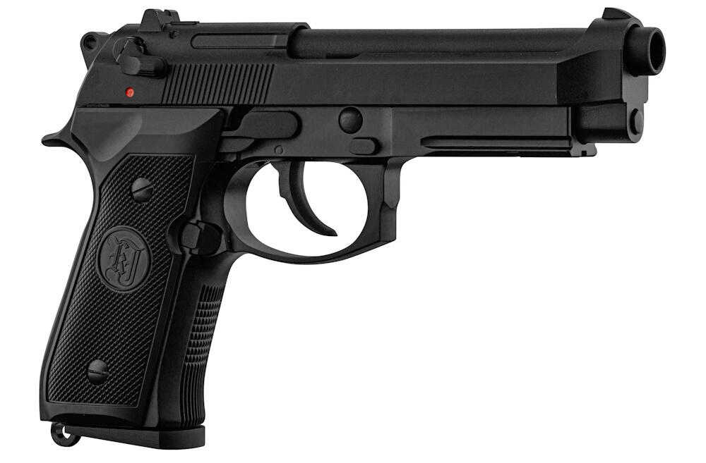 Selve pistolen er konstrueret i fuld metal