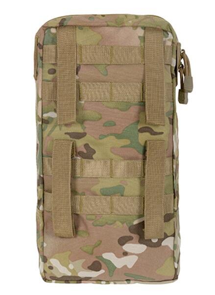 Selve tasken monteres med disse to forskellige molle stropper